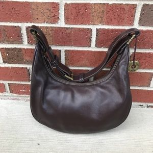 The Sak Brown Leather Shoulder Bag